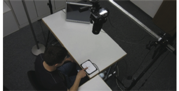 Understanding Touch: Study setup using an overhead camera