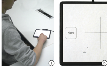 The Generalized Perceived Input Point Model: Study setup in User Study 1