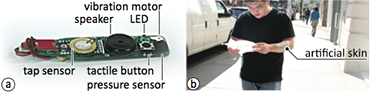 Implanted User Interfaces: Prototype implant and artificial skin