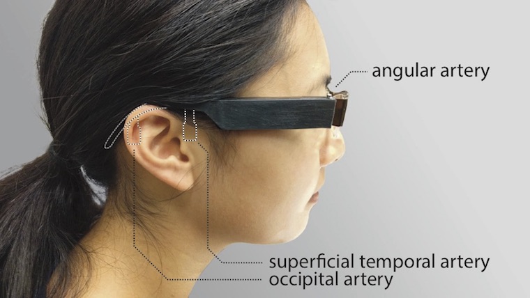 Glabella: Figure 15, screening session for the in-the-wild evaluation, fitting participants' head dimensions